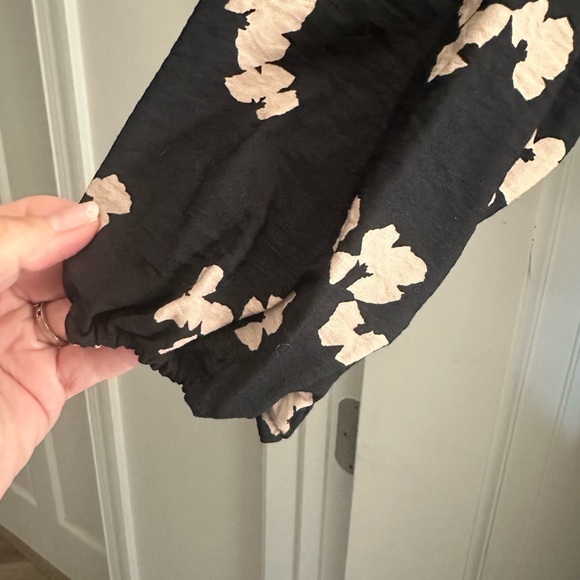 Target: A New Day Black and White empire waist maxi dress with elastic sleeve - Picture 3 of 5